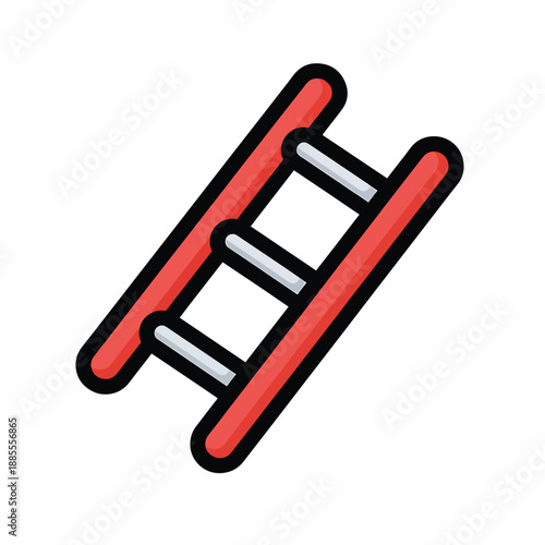 A red ladder