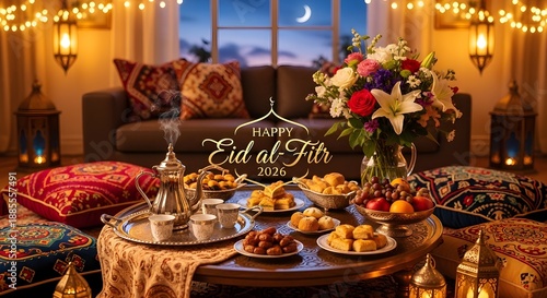 Eid 2026 Modern Greeting Backgrounds