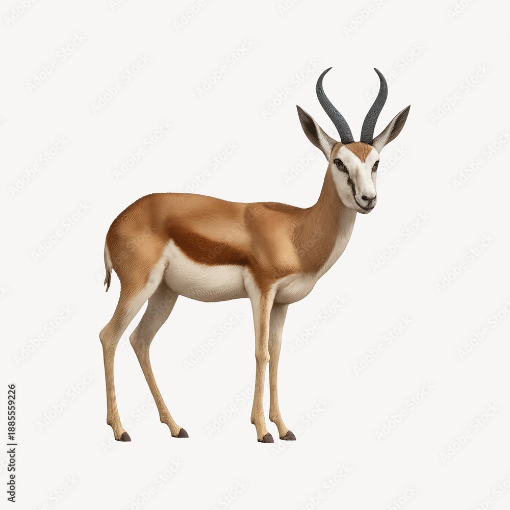 Fototapeta premium Graceful antelope with elegant horns.