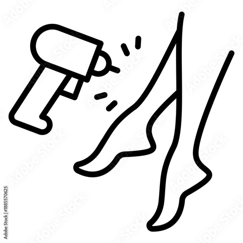 Depilation icon