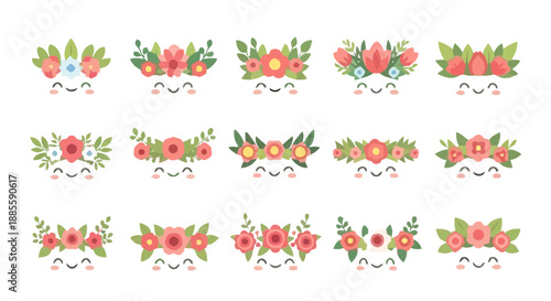 Collection of modern gaming monitors and computer displays in flat design.