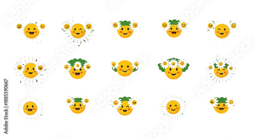 Assortment of stylized succulent plant arrangements.