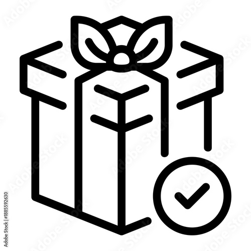 gift line icon