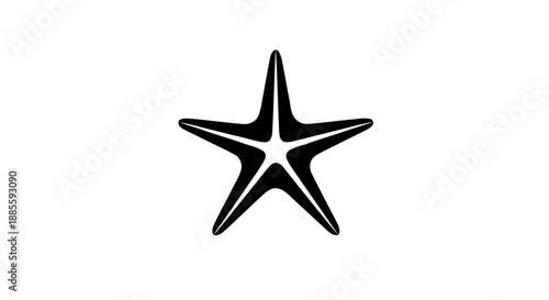 Minimalist robotic head icon with outline design.