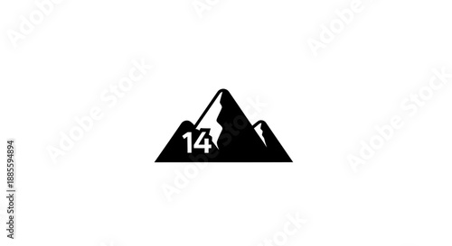 Mountain Logo Design Element.