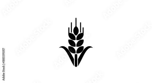 Wheat Icon Simple Design.