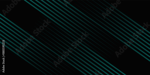 abstract black background with diagonal lines, cyan color