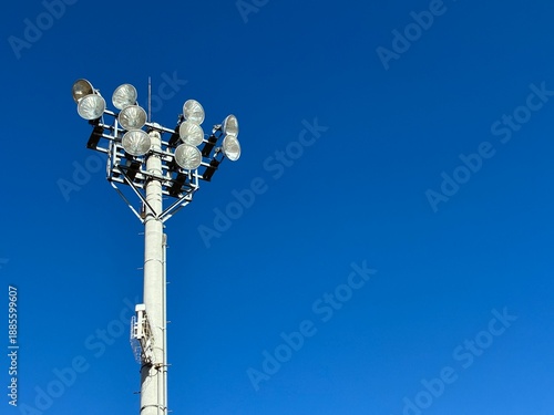 運動場の照明灯