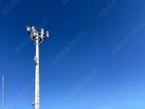 運動場の照明灯