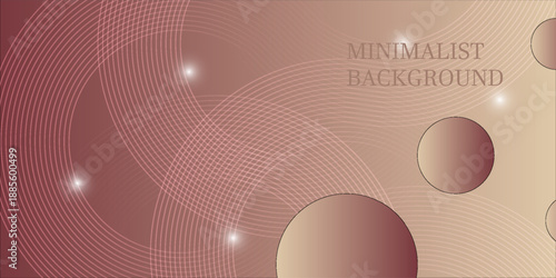 Abstract gradient modern background with circle elements. Digital technology concept.