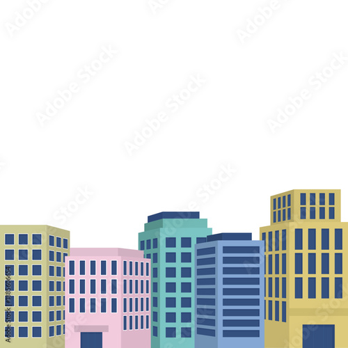 Isometric Buildings Vector