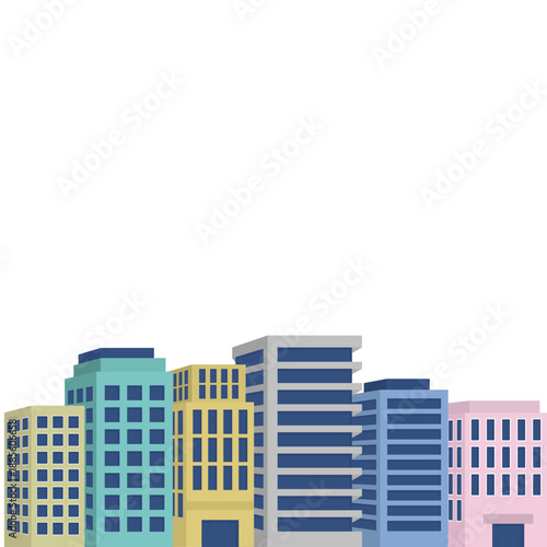 Isometric Buildings Vector