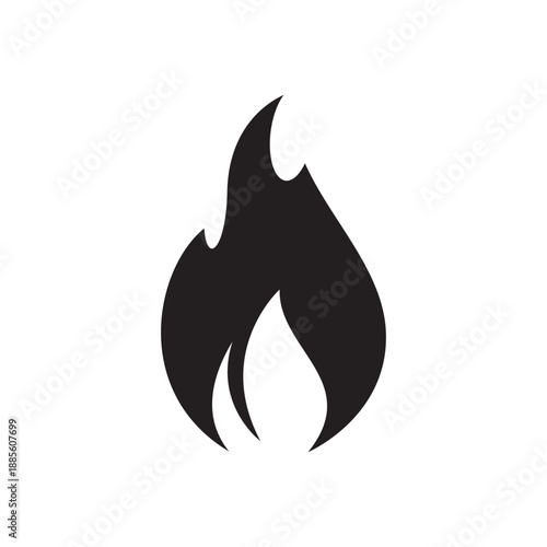 fire logo design burning and blazing