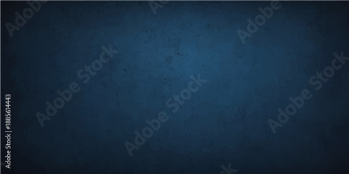 Empty dark blue grunge background with a vintage textured wall pattern and dirty concrete surface design for a blank chalkboard backdrop