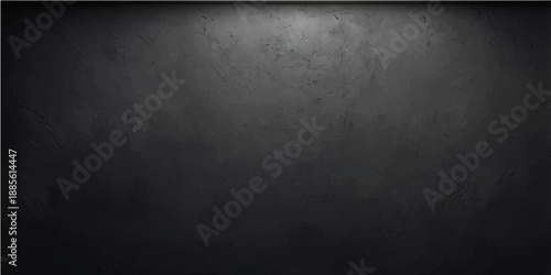 Dark aged grunge metal plate background with a rough textured gray concrete surface and blank vintage black paper frame design for a dirty old wall backdrop with space for text