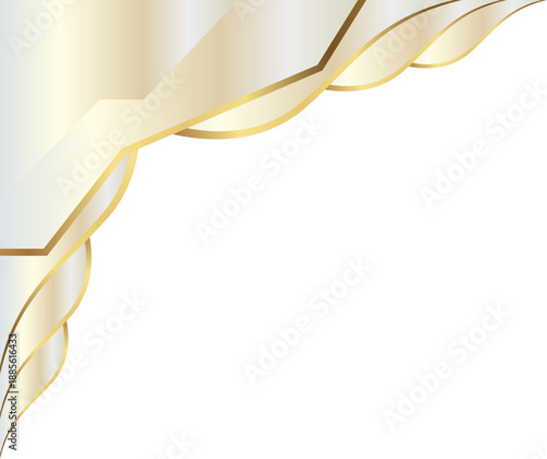Minimal Metallic Gold Wave Texture