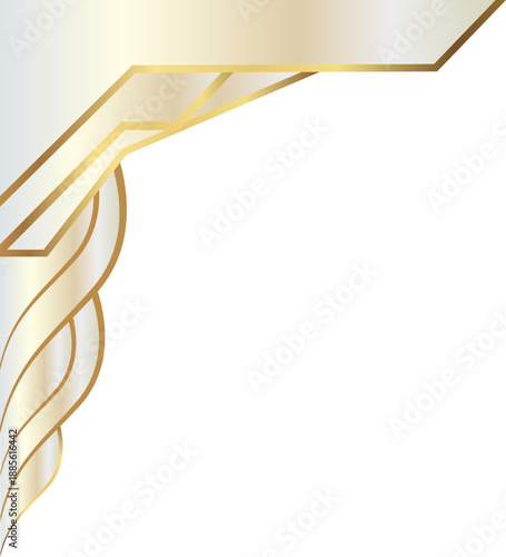 Premium Gold Flow Pattern Background