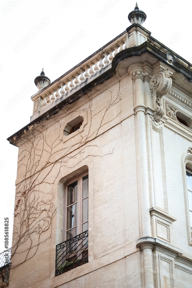 Fototapeta premium Architectural details of The Palacete Albors, Modernist Style House in Alcoy city, Alicante