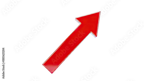 Wallpaper Mural Red Arrow Pointing Upwards Torontodigital.ca