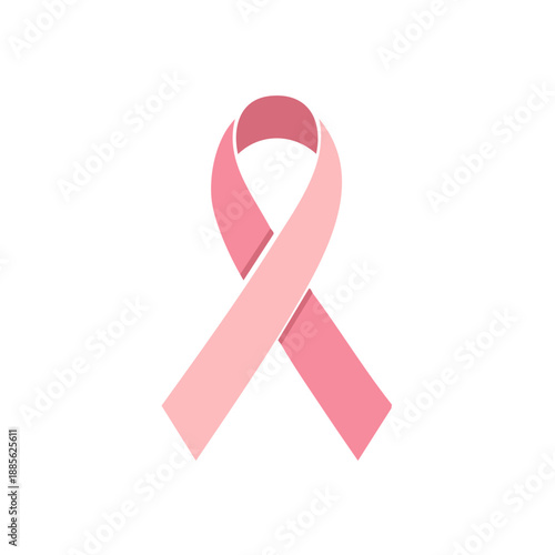 Pink Ribbon Symbol: Cancer Awareness and Support for a cure campaign against breast cancer