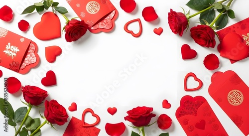 Red roses and gift envelopes arranged with hearts on a white surface, Whisk_0a4d1c1f3b5ca2a99834cebb32dc9b18dr.jpg