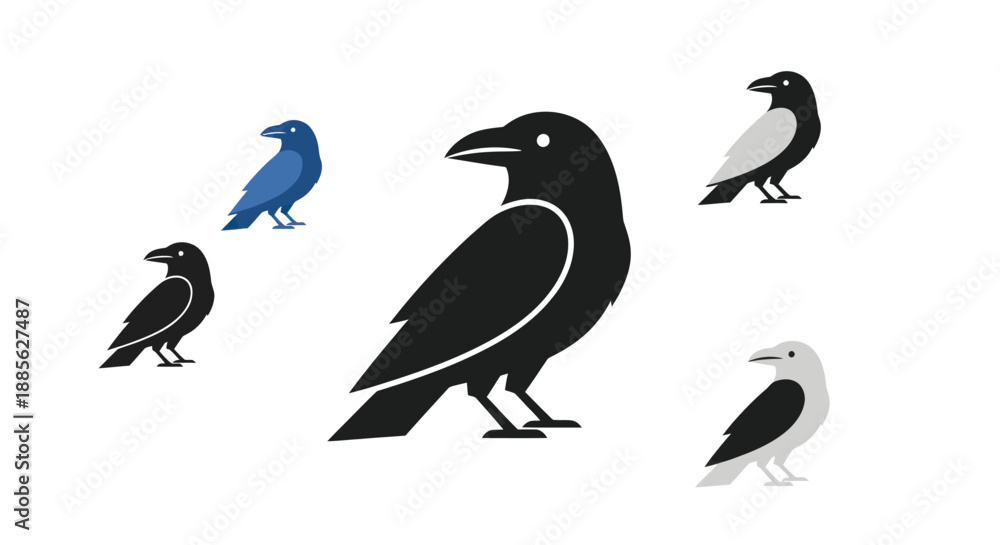 Obraz premium Stylized birds