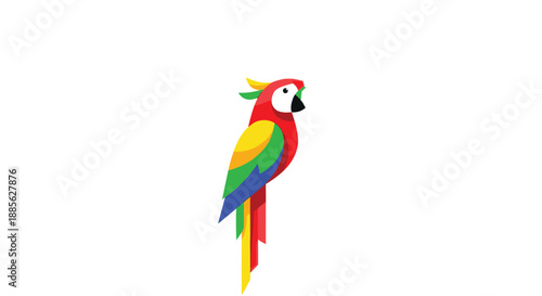 Geometric macaw