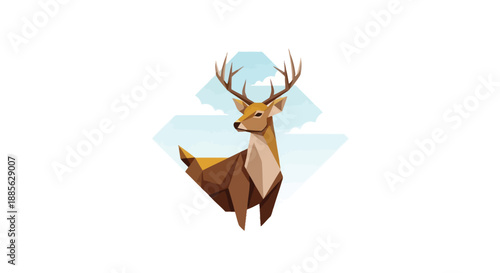 Geometric deer