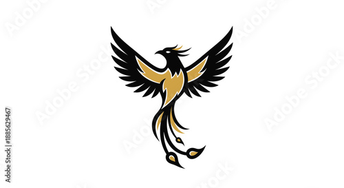 Rising phoenix emblem