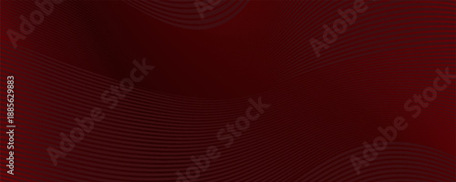 Contemporary technology cover design set. Luxury background with red line pattern (guilloche curves). Premium vector tech backdrop for business layout, digital certificate, formal brochure template