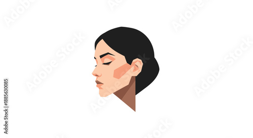 Polygon woman headshot