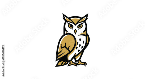 Stylized owl illustration (1)