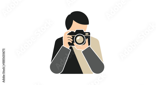 Photographer vector