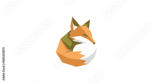 Geometric fox curled form