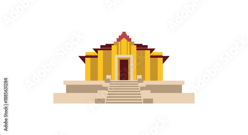 Golden Thai-style temple