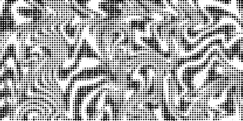Set of halftone dots gradient pattern texture isolated on white background. Straight dotted spots using halftone circle dot raster texture. Vector blot half tone collection.