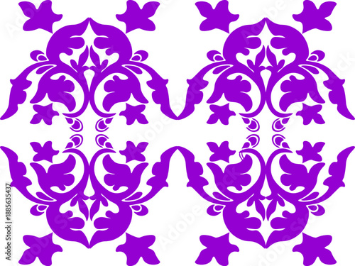 Floral pattern. wood carving pattern