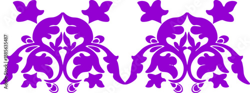 Floral pattern. wood carving pattern