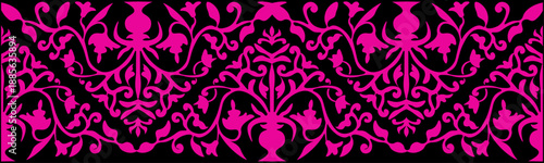 Floral pattern. wood carving pattern