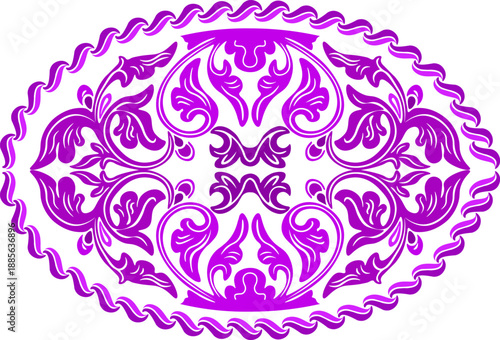 Floral pattern. wood carving pattern