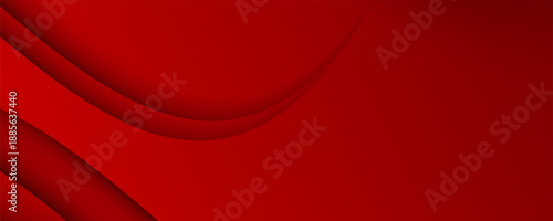 Abstract red background. Dynamic sound wave. Design element. Vector illustration