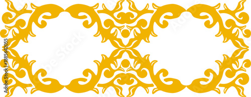 Floral pattern. wood carving pattern