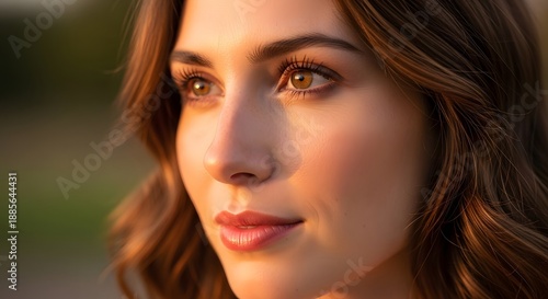 Captivating Expression, Outdoor Setting, Lifestyle Photography, Soft Focus Environment