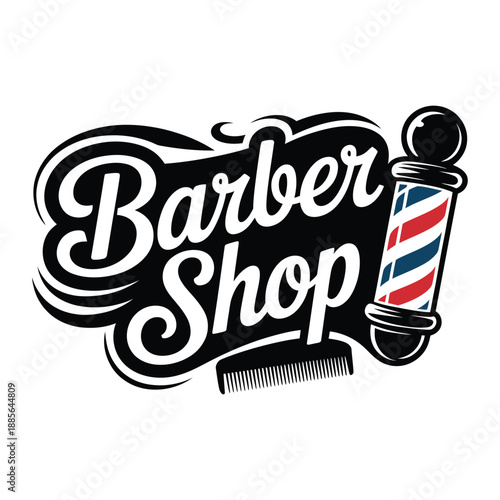 Classic barber shop sign