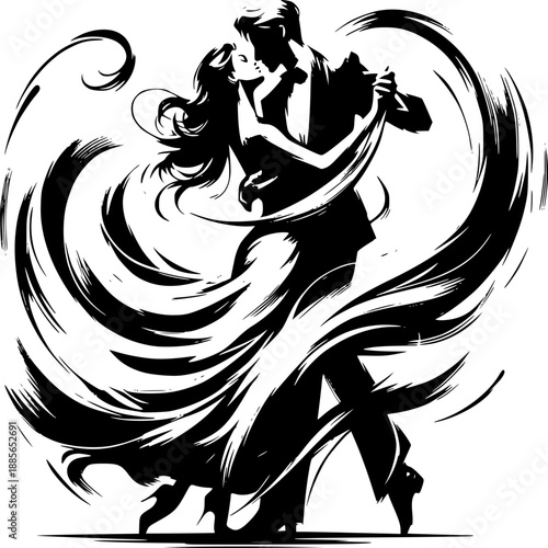 Elegant Dance of Love