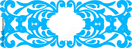 Floral pattern. wood carving pattern