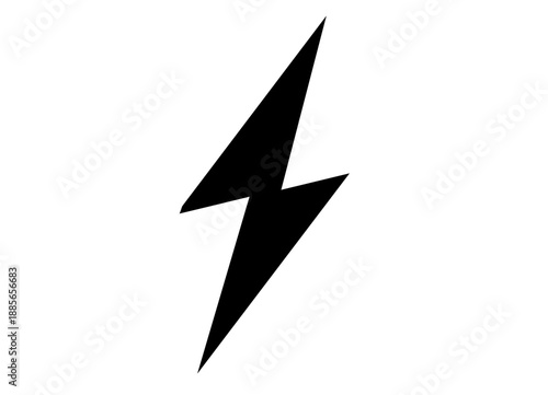 Black Lightning Bolt Symbol in Bold Graphic Style with High Contrast Lighting on Simple White Background for Energy Logo Free Download Black Lightning Bolt Symbol in Bold Graphic Style with High Contrast Lighting on Simple White Background for Energy Logo - GFXLoad