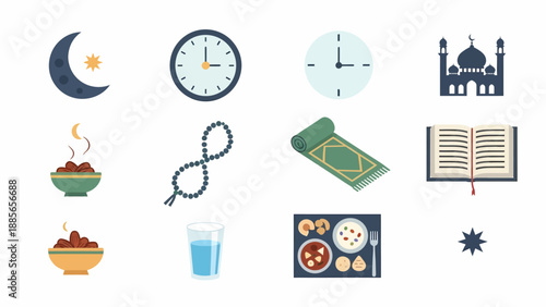 Ramadan Kareem Islamic Holiday Celebration.