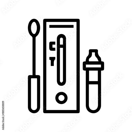 Medical Test Kit Icon