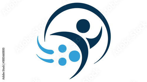 Dynamic human figure with orbit